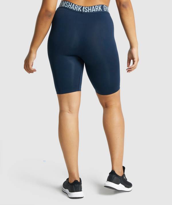 Damske Šortky Gymshark Fit Seamless Cycling Námornícka Modrá | YN5640973